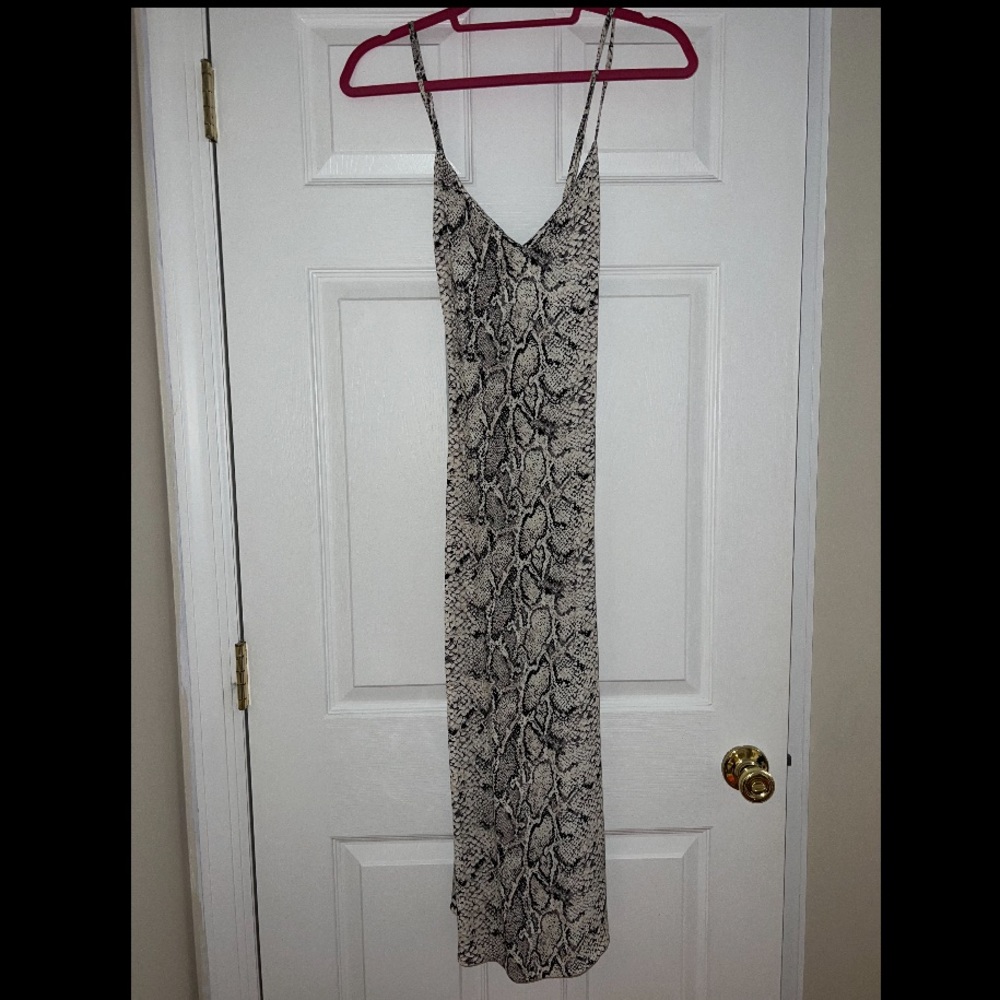 REFORMATION animal print dress , xs
